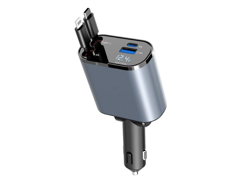 Blazecar Chargeur Voiture 4-en-1